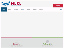 Tablet Screenshot of mlfa.org